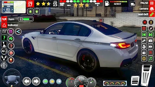 Скриншот 3 — City Car Driving-Car Games Sim
