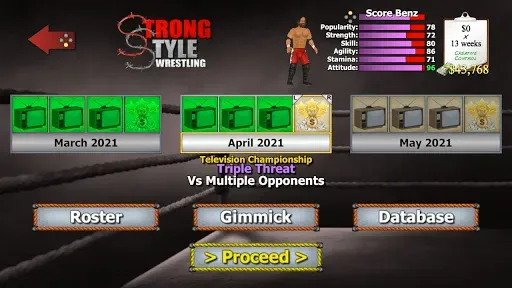 Скриншот 3 — Wrestling Empire