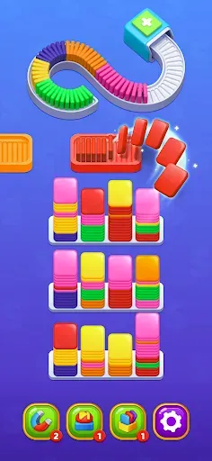 Скриншот 1 — Sort Dash: Color Match!