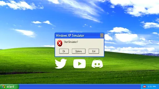 Скриншот 1 — Win XP Simulator