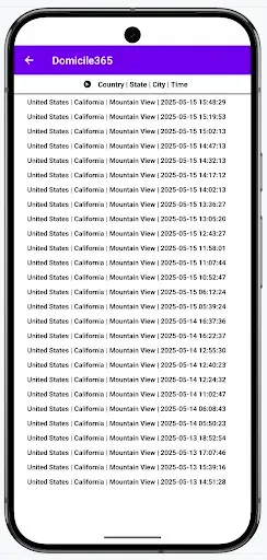 Скриншот 2 — Domicile365 Day Count Tracking