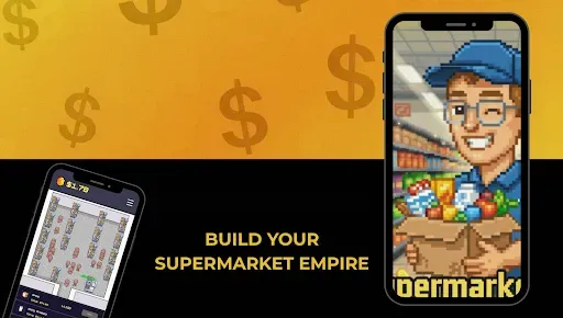 Скриншот 1 — Idle Supermarket Simulator