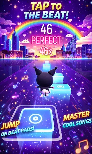 Скриншот 2 — Dance Tiles Kuromi