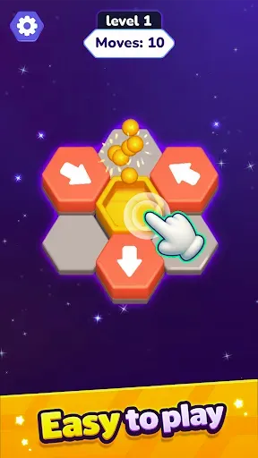 Скриншот 1 — Bounce Out: Hexa box