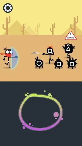 Скриншот 3 — Stick Hero: Draw to smash