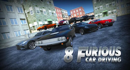 Скриншот 1 — Furious Car Driving 2025