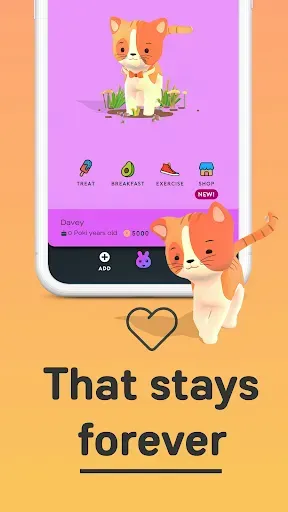 Скриншот 3 — Pokipet - Social Pet Cat Game