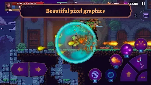 Скриншот 3 — Moonrise Arena - Pixel RPG