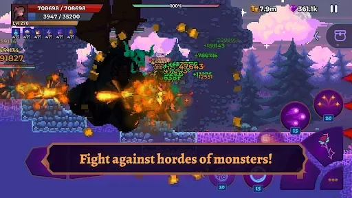 Скриншот 4 — Moonrise Arena - Pixel RPG