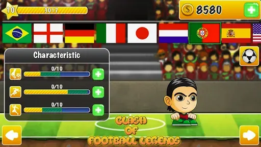 Скриншот 3 — Clash of Football Legends 2017