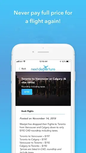 Скриншот 5 — Next Departure - Cheap Flights