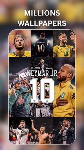Скриншот 1 — Neymar JR Wallpapers 2023