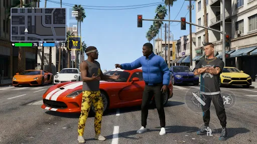 Скриншот 1 — Grand Hustle РП: гонки онлайн