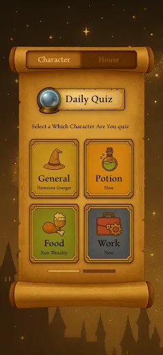 Скриншот 1 — Potter Personality Quiz