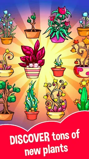 Скриншот 2 — Merge Plants: Evolution Garden