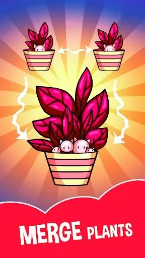 Скриншот 5 — Merge Plants: Evolution Garden