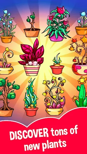 Скриншот 6 — Merge Plants: Evolution Garden
