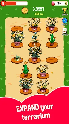 Скриншот 7 — Merge Plants: Evolution Garden