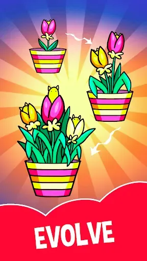 Скриншот 8 — Merge Plants: Evolution Garden