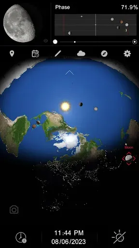 Скриншот 2 — Flat Earth Pro