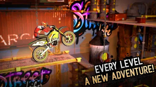 Скриншот 4 — Bike Stunt: Гонки На Мотоцикле