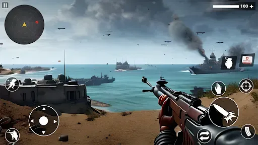 Скриншот 1 — World War: D-Day WW2