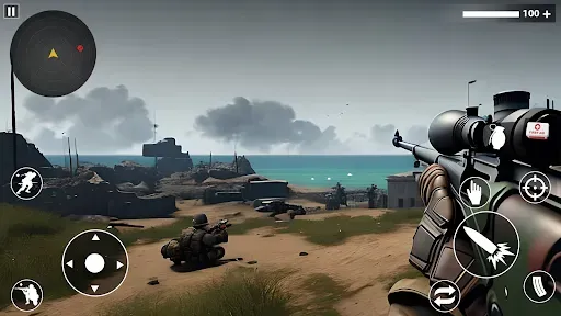 Скриншот 4 — World War: D-Day WW2