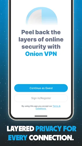 Скриншот 3 — Onion VPN — быстро и безопасно