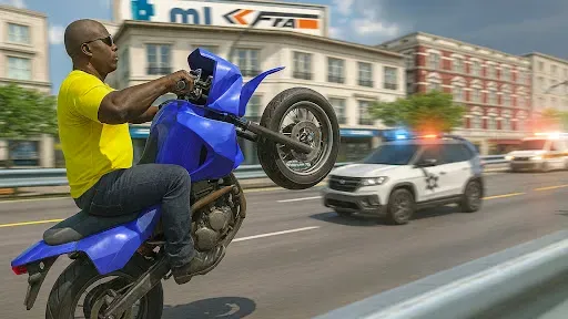 Скриншот 6 — City Traffic Moto Rider