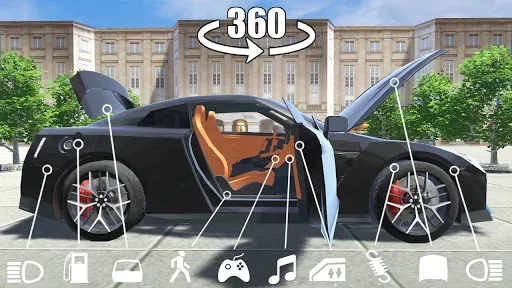 Скриншот 1 — Gt-r Car Simulator