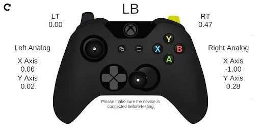 Скриншот 4 — X Gamepad Tester