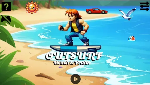 Скриншот 1 — Outsurf: Beach & Fruits (Pro)