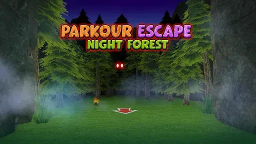 Скриншот 1 — Parkour Escape: Night Forest