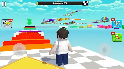 Скриншот 2 — Parkour Master: Obby Games