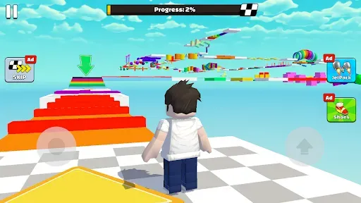 Скриншот 4 — Parkour Master: Obby Games