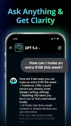 Скриншот 3 — Mentor AI Chatbot & Image Gen