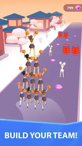 Скриншот 2 — Cheerleader Run 3D