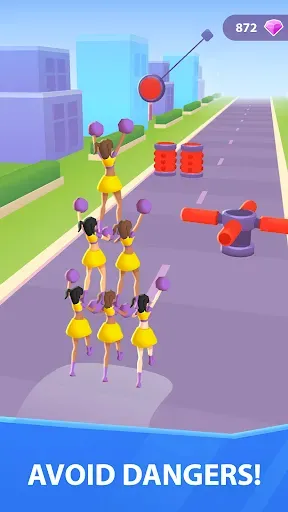 Скриншот 3 — Cheerleader Run 3D