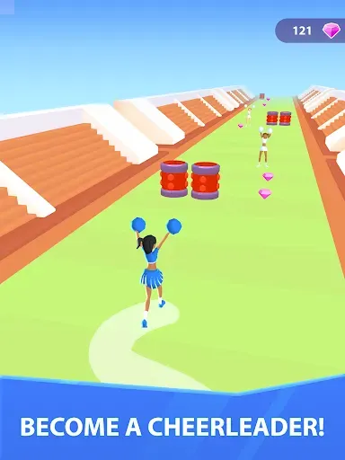 Скриншот 7 — Cheerleader Run 3D