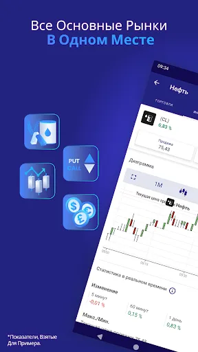 Скриншот 3 — Торговля с Plus500