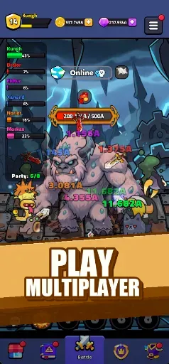 Скриншот 1 — Tap Adventure: Idle RPG