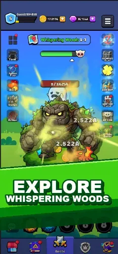 Скриншот 3 — Tap Adventure: Idle RPG