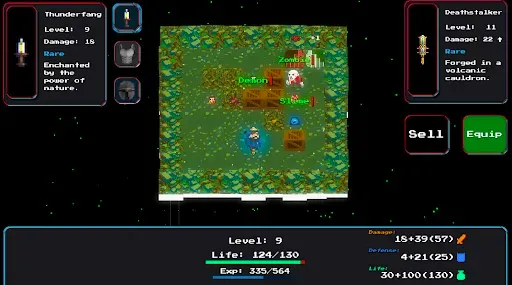 Скриншот 5 — Monster Siege Tactics: RPG