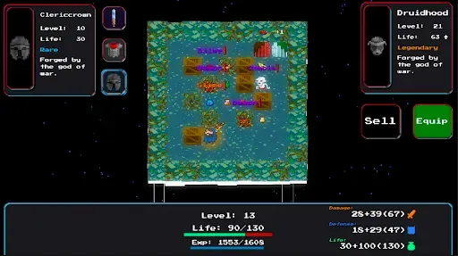 Скриншот 8 — Monster Siege Tactics: RPG