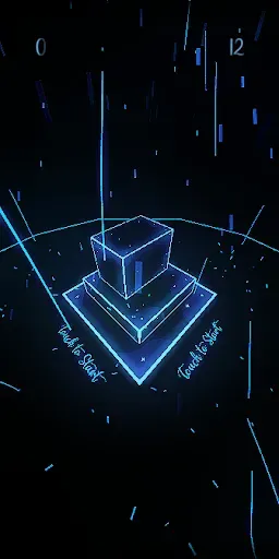 Скриншот 1 — Neon Stack 3D - Empilhe blocos