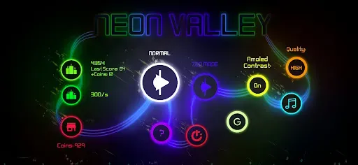 Скриншот 6 — Neon Valley [AMOLED]