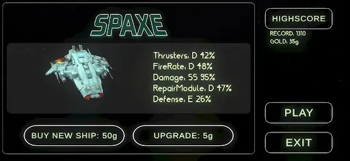 Скриншот 4 — SPACE - Spaceship Level Devil