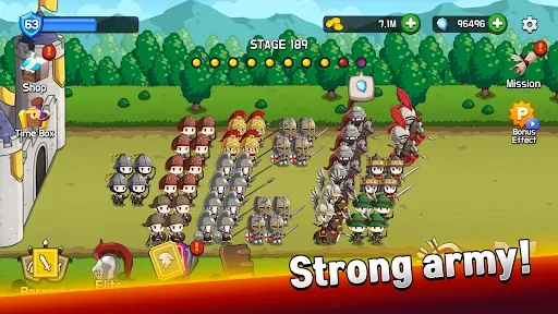 Скриншот 1 — Cartoon Army Tactics