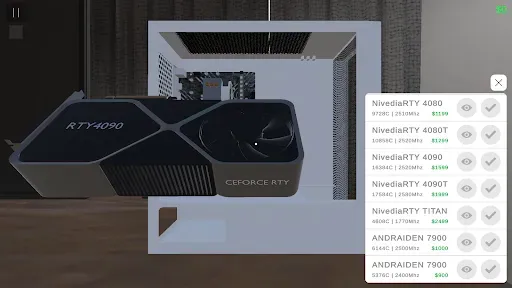 Скриншот 1 — PC Builder Simulation 3D