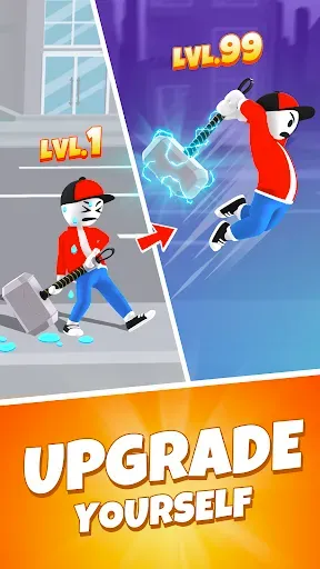 Скриншот 3 — Merge Fighting: уличные драки